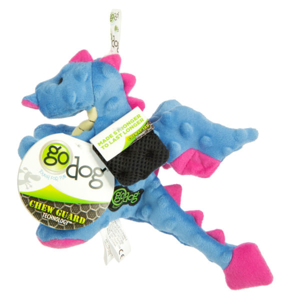 Plush Dragon Dog Toy - Periwinkle Small 