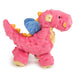 Plush Dragon Dog Toy - Coral Small 