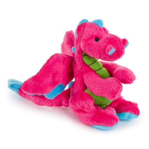 Plush Dragon Dog Toy - Pink Small 