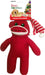 10" Sock Monkey Dog Toy - 10" Sock Monkey, Each  