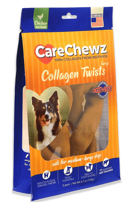 CareChewz Collagen Twists, 2 pack - Chicken  