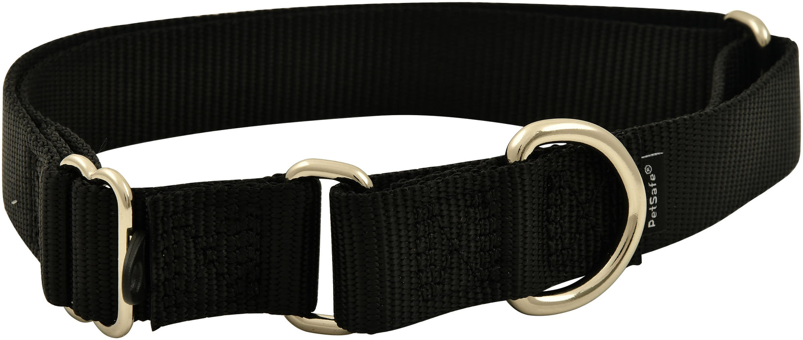 The Premier Dog Collar, 3/4" x 8" - 12" - Black  