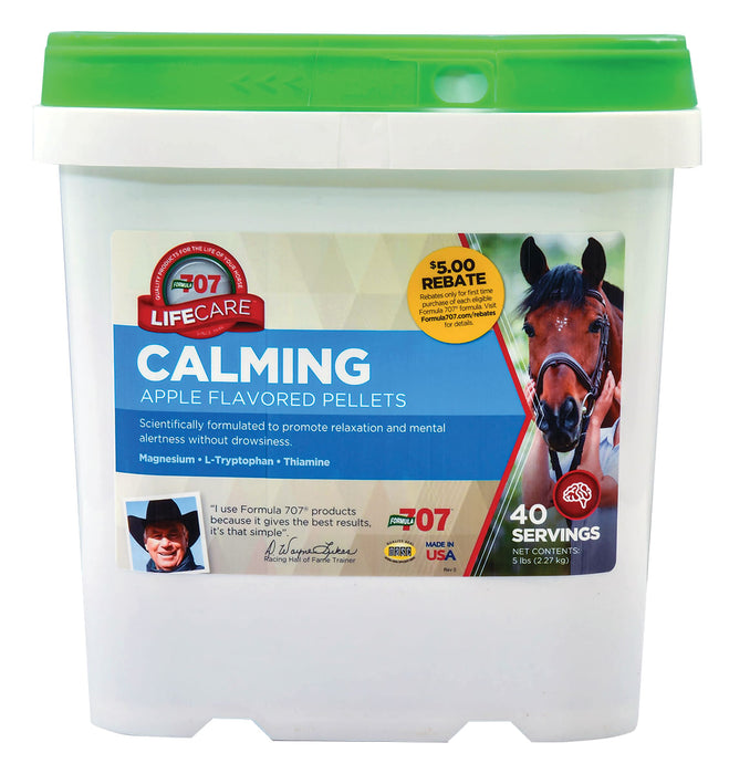 Formula 707 LifeCare Calming Pellets, Apple - Formula 707 LifeCare Calming Pellets, 5 lb  