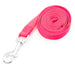 Jeffers 1 - Ply Web Nylon Dog Leashes - SSGJ - 5/8"W x 4'L - Hot Pink - 38