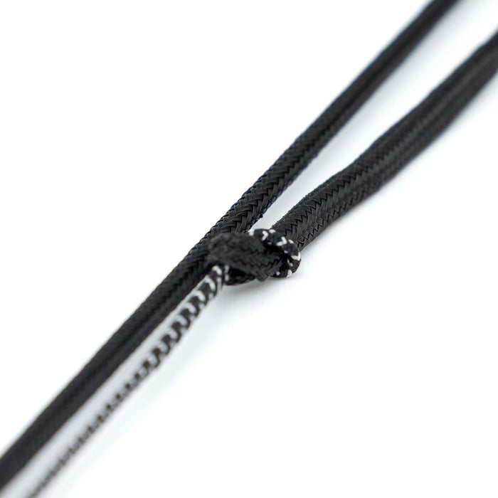 Jeffers 50" Stockyard Cattle Whip, 8" Drop - IAW6 - Black - 6