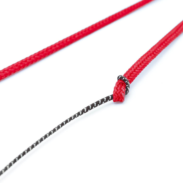 Jeffers 50" Stockyard Cattle Whip, 8" Drop - IAWC - Red - 9