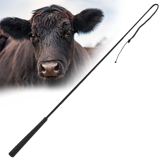 Jeffers 50" Stockyard Whip, 18" Drop - IAW7 - Black - 1 ct - 1