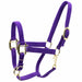 Jeffers Adjustable Halter with Throat Snap - SSMB - Yearling - Purple - 5
