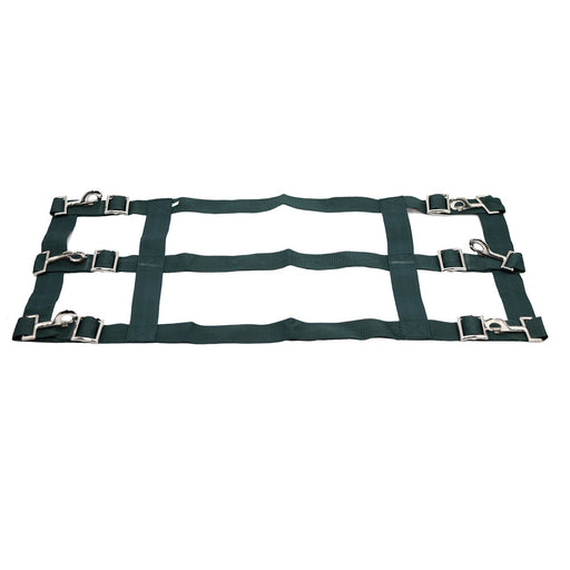 Jeffers Adjustable Horse Stall Guard - IAPE - Green - 18" H x 36"L to 48"L - 1