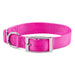 Jeffers Adjustable Nylon Dog Collar, 1"W x 14" - 24"L - SSGO - Hot Pink - 19