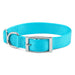 Jeffers Adjustable Nylon Dog Collar, 1"W x 14" - 24"L - SSGZ - Turquoise - 1