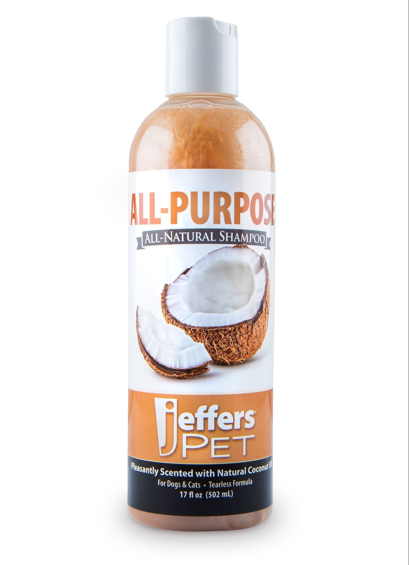 Jeffers All-Purpose Pet Shampoo, Natural Cat and Dog Shampoo