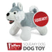 Jeffers Animal Cuddlers Plush Squeaky Dog Toys - I7AA - Gray/White Dog - 1 ct - 6