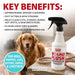 Jeffers Antimicrobial Skin & Wound Flush Spray with Aloe Vera for Pets, Horses & Livestock – 16 ounce - JEFZWG - 16 oz - 4