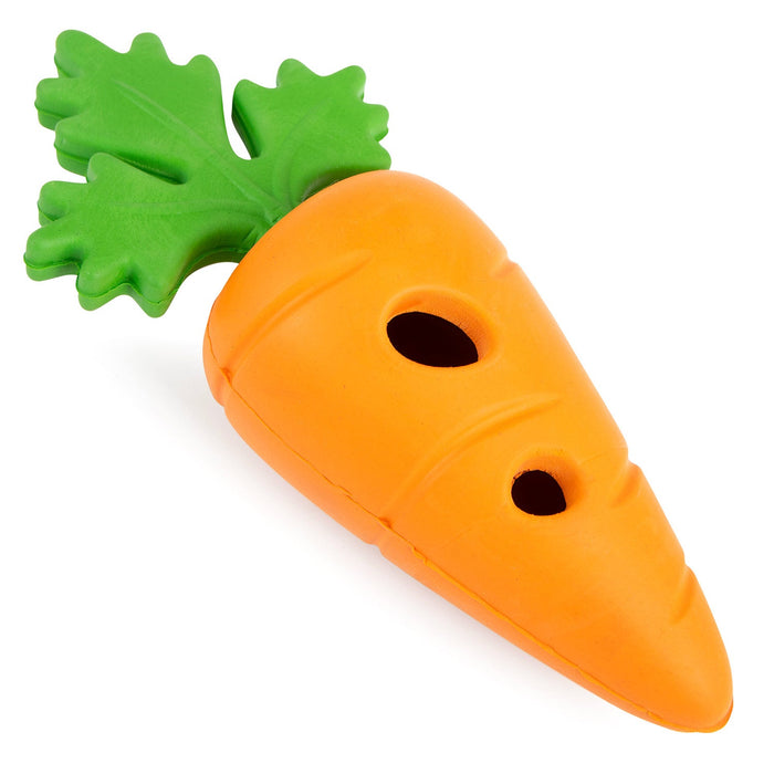 Jeffers Baby Carrot Natural Rubber Treat Dispensing Dog Dental Chew Toy - I7QA - Multi - Small - 1 - 8