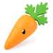 Jeffers Baby Carrot Natural Rubber Treat Dispensing Dog Dental Chew Toy - I7QA - Multi - Small - 1 - 10