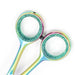 Jeffers Ball - Tip Curved Grooming Shear in Multicolored Stainless Steel, 6 1/2" - JIJA - 6 - 1/2"L - 4