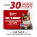 Jeffers BELLY BUDDY Probiotic Supplement Packets for Cats – Multi - Strain Digestive & Immune Support - JEFZVF - Chicken Liver - 30 ct - 2