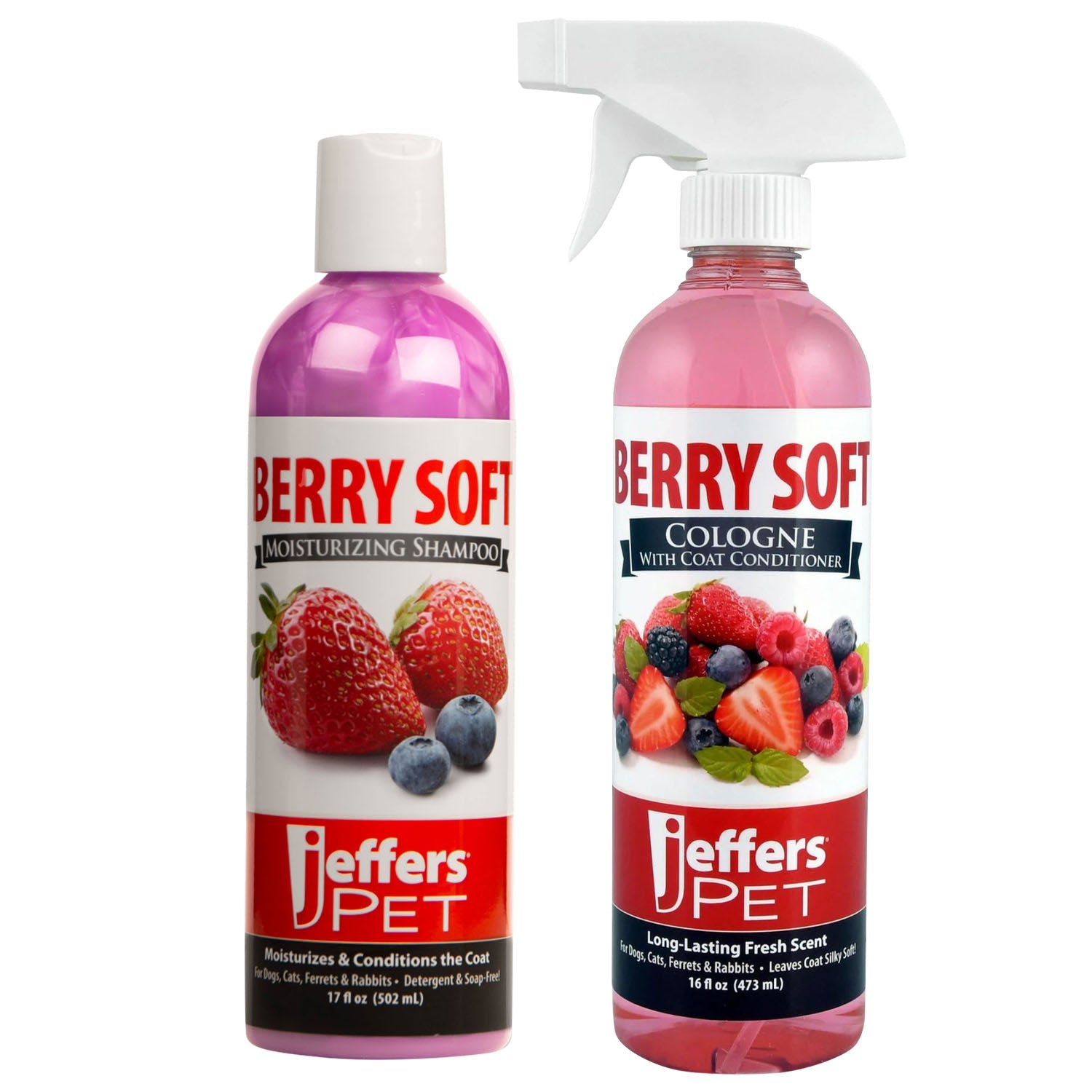 Jeffers Berry Soft Kit Pet Shampoo & Conditioner