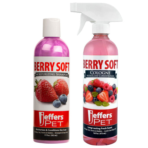Jeffers Berry Soft Pet Shampoo & Cologne, 2 Piece Kit - TZCD-KIT - 1