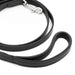 Jeffers Black Padded Leather Pet Leash - I2E6 - 5/8"W x 4'L - 5