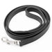 Jeffers Black Padded Leather Pet Leash - I2E6 - 5/8"W x 4'L - 1