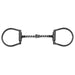 Jeffers Black Steel Offset Dee Horse Bit, Snaffle Mouth - A8GB - 1