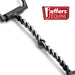 Jeffers Black Steel Offset Dee Horse Bit, Snaffle Mouth - A8GB - 5