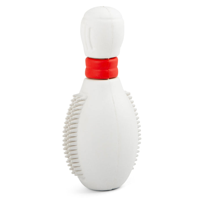 Jeffers Bowling Pin Natural Rubber Treat Dispensing Dental Chew Toy for Dogs - I7QS - Multi - Medium - 1 - 8