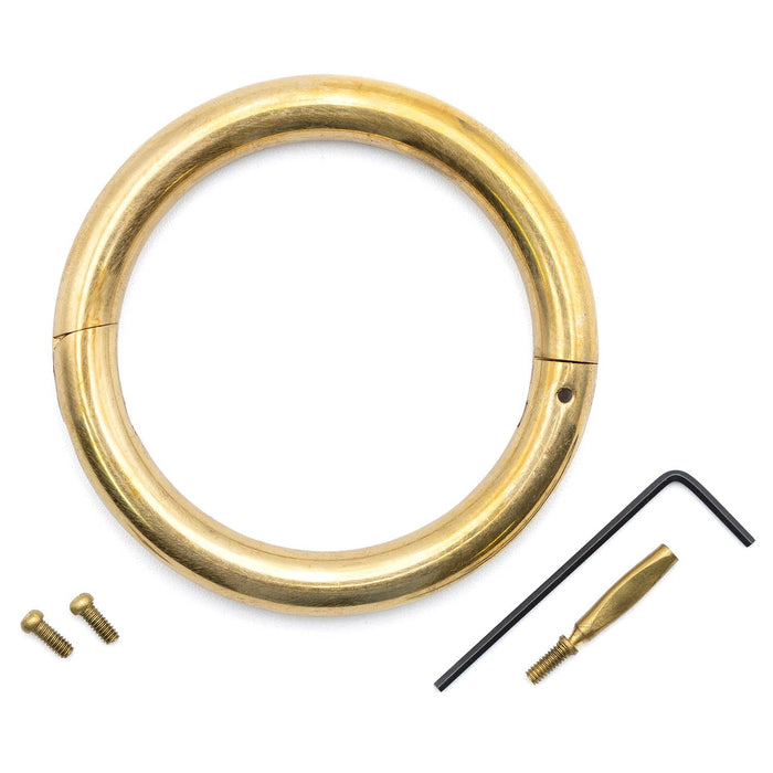 Bull Ring - Brass | Dairy cattle nose ring | DoWell Equine Bull Ring - Brass | Dairy cattle nose ring | DoWell Equine