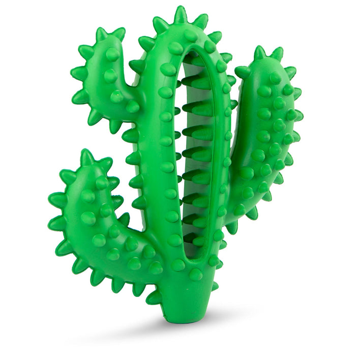 Jeffers Cactus Natural Rubber Dental Chew Toy for Dogs for Healthy Chewing Habits - I7QG - Green - Medium - 1 - 11