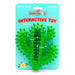 Jeffers Cactus Natural Rubber Dental Chew Toy for Dogs for Healthy Chewing Habits - I7QG - Green - Medium - 1 - 7