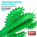 Jeffers Cactus Natural Rubber Dental Chew Toy for Dogs for Healthy Chewing Habits - I7QG - Green - Medium - 1 - 4