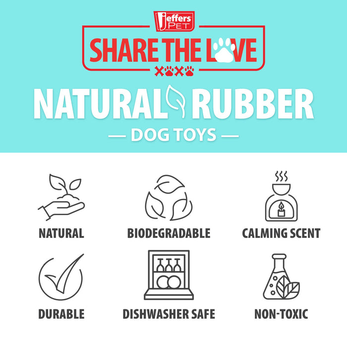 Jeffers Cactus Natural Rubber Dental Chew Toy for Dogs for Healthy Chewing Habits - I7QG - Green - Medium - 1 - 5