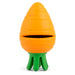 Jeffers Carrot Natural Rubber Treat Dispensing Dental Dog Chew Toy with Slit - I7QR - Multi - Medium - 1 - 2