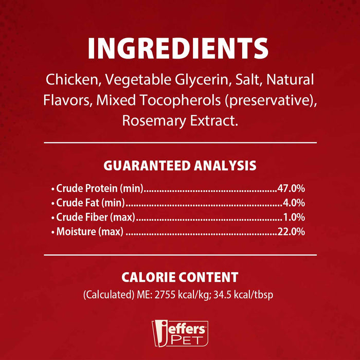 Jeffers Chicken Jerky Healthy Dog Treats, 24 oz - 100% Natural, Grain - free, Gluten - free, Made in USA - JEF2RJ - 24 oz - Chicken - 1 - 8