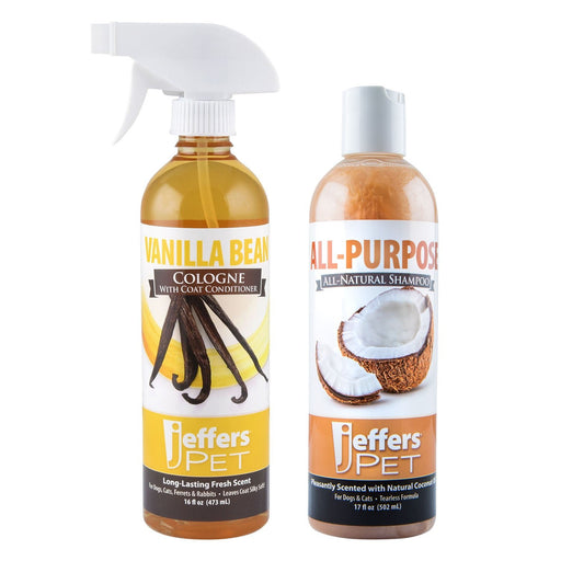 Jeffers Coco Bean Pet Shampoo & Cologne, 2 Piece Kit - TZCI-KIT - 1