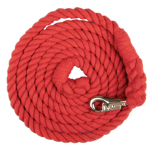 Jeffers Colorful Cotton Horse Lead Ropes w/ Nickel Bull Snap, 10' L - Jeffers - Horse Supplies > Horse Tack > Horse Halters