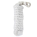Jeffers Colorful Cotton Horse Lead Ropes with Nickel - Plated Bull Snap, 10' L - IABB - White - ¾"D x 10'L - 1 - 2