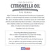 Jeffers Concentrated Citronella Oil Natural Insect Repellent, 8 oz - JHC1 - 3