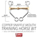 Jeffers Copper Snaffle Mouth Horse Training Bit - A8D6 - 3