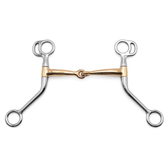 Jeffers Copper Snaffle Mouth Horse Training Bit - A8D6 - 1