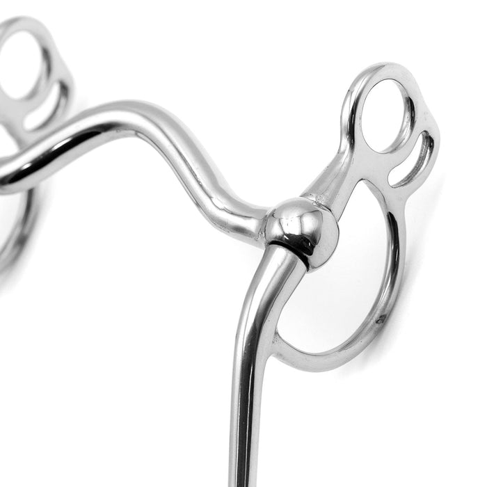 Jeffers Cowboy Pelham Curb Horse Bit - A8EM - 6