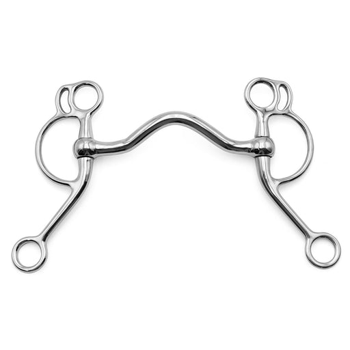 Jeffers Cowboy Pelham Curb Horse Bit - A8EM - 1