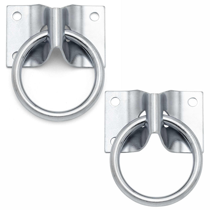 Jeffers Cross Tie Ring for Trailers, Stables, & Barns - IAB8-2PK - 2 - 8