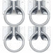 Jeffers Cross Tie Ring for Trailers, Stables, & Barns - IAB8-4PK - 4 - 9
