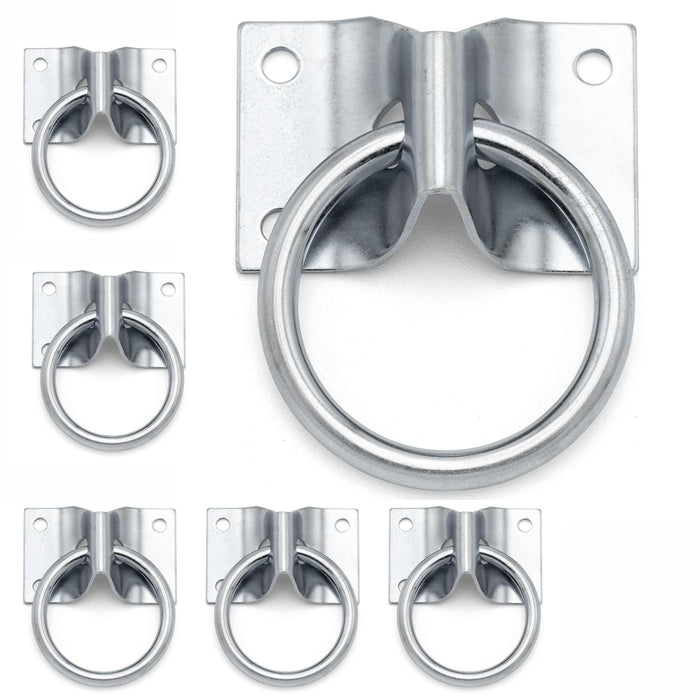 Jeffers Cross Tie Ring for Trailers, Stables, & Barns - IAB8-6PK - 6 - 10