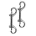 Jeffers Double End Bolt Snaps - IABL-2 - Nickel - plated - 4" - 2 Pack - 4
