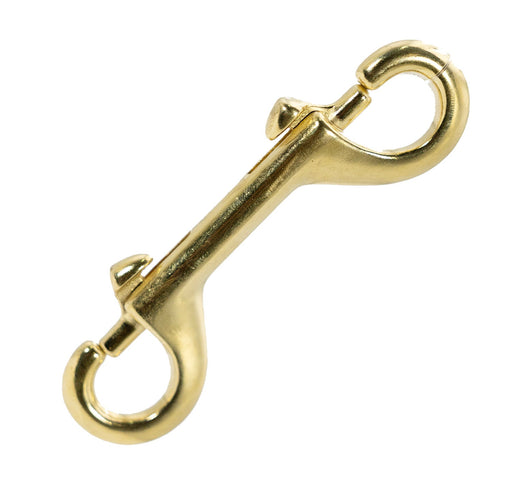 Jeffers Double End Bolt Snaps - IABM - Solid Brass - 4" - Single - 1
