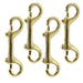 Jeffers Double End Bolt Snaps - IABM-4 - Solid Brass - 4" - 4 Pack - 5